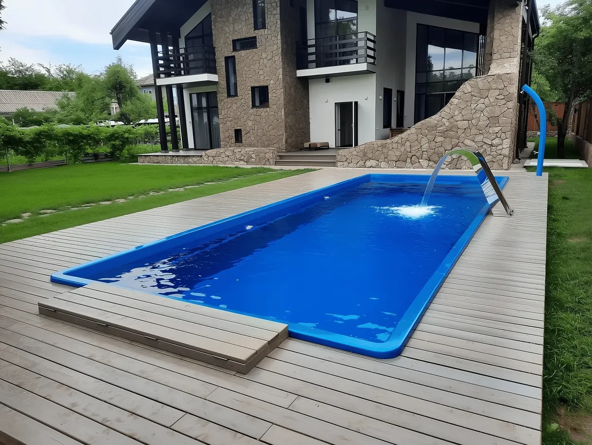 Композитный бассейн Laguna 9 — вид сверху в Липецке