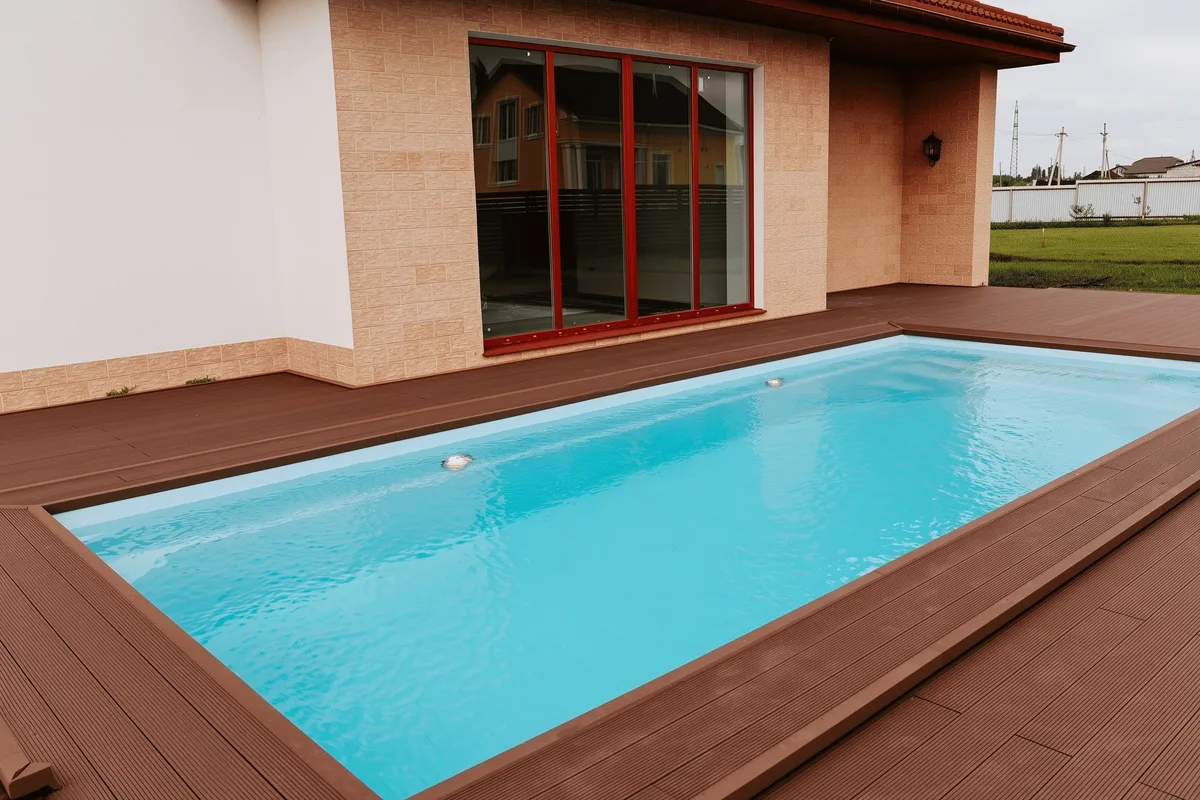 Композитный бассейн Laguna 8 — вид сверху в Липецке