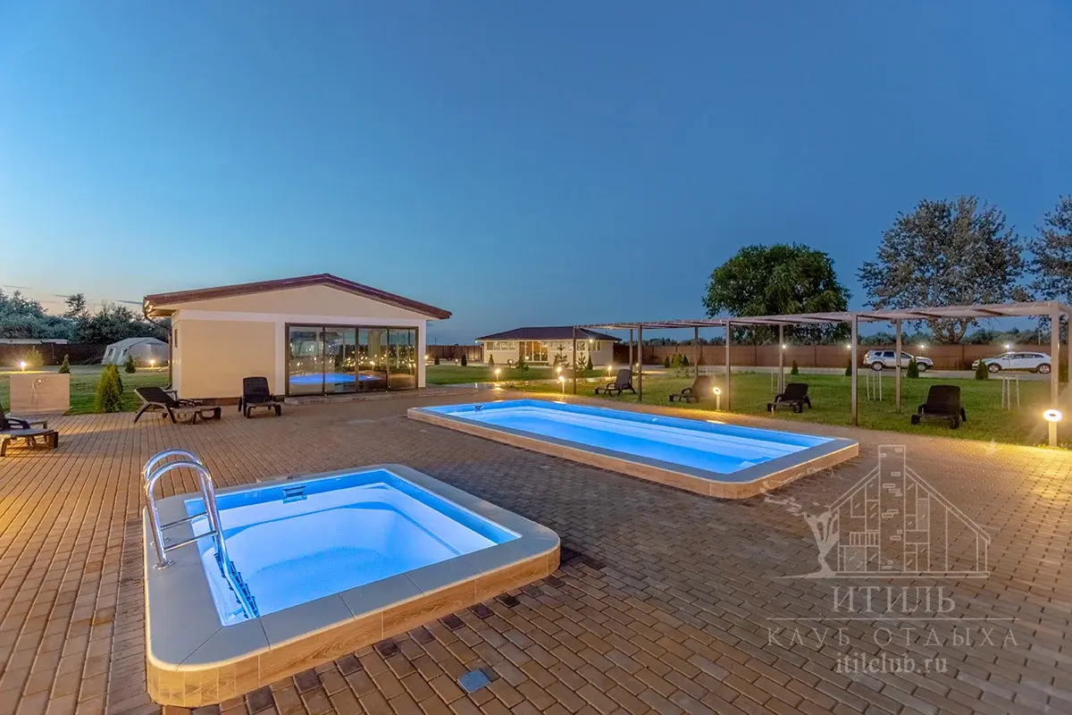 Композитная купель Laguna 3 — установка в Липецке